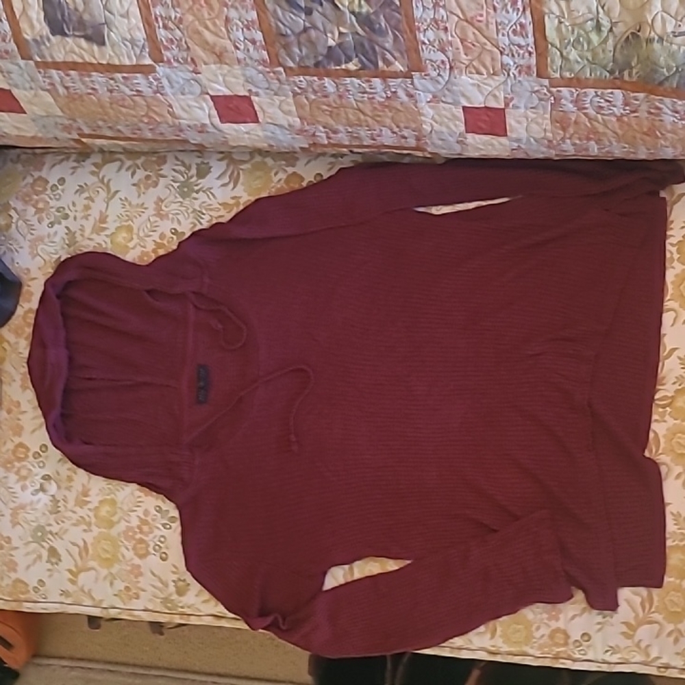 Maroon thermal Aeropostal hoodie